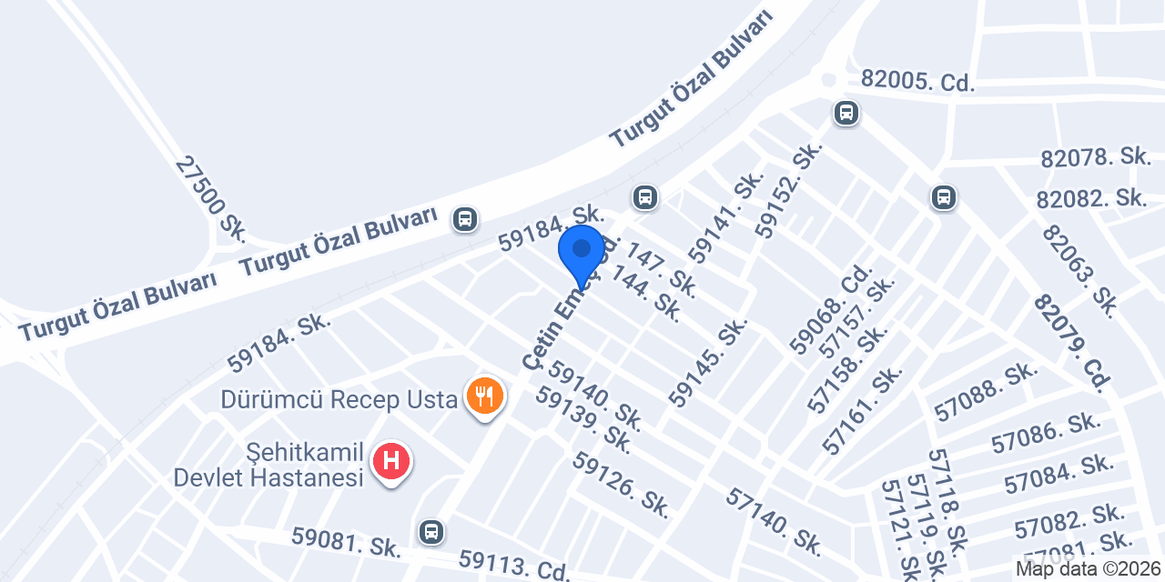 Aydeniz oto lastik konumu