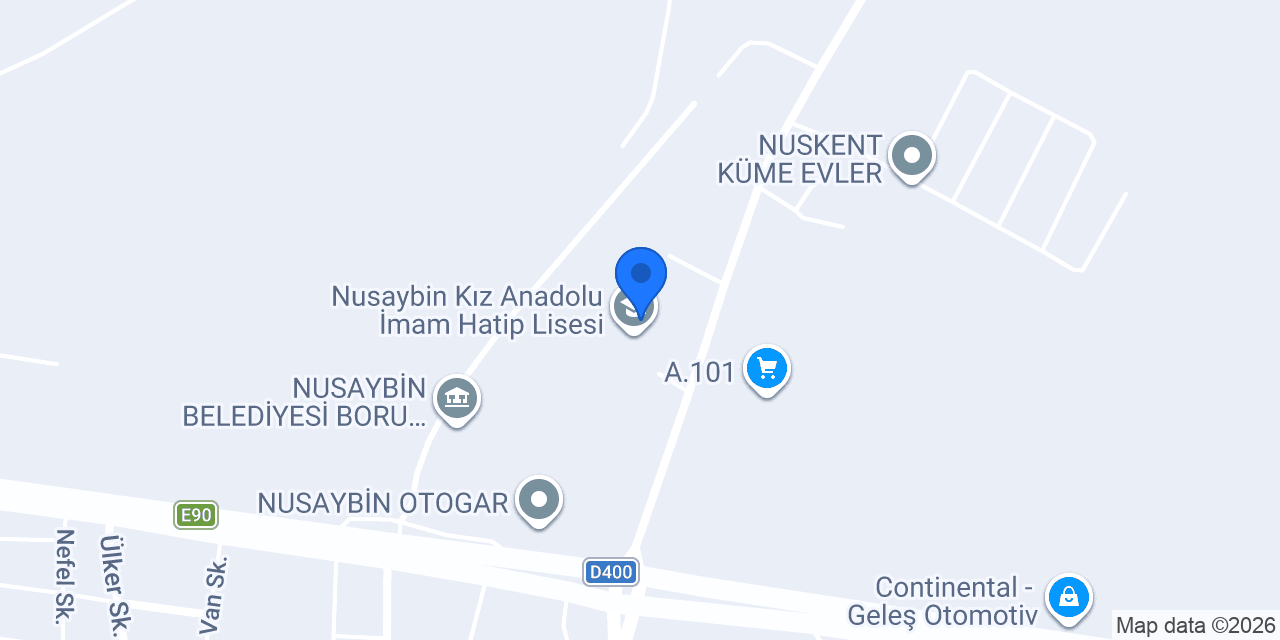 Nusaybin Kız Anadolu İmam Hatip Lisesi konumu
