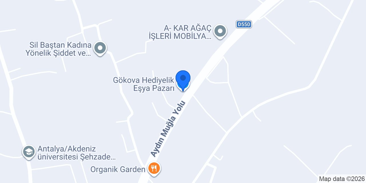 Gökova Hediyelik Eşya Pazarı konumu