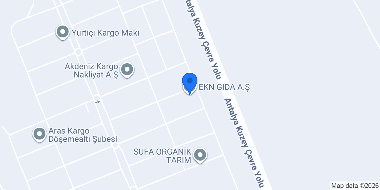 EKN GIDA A.Ş konumu