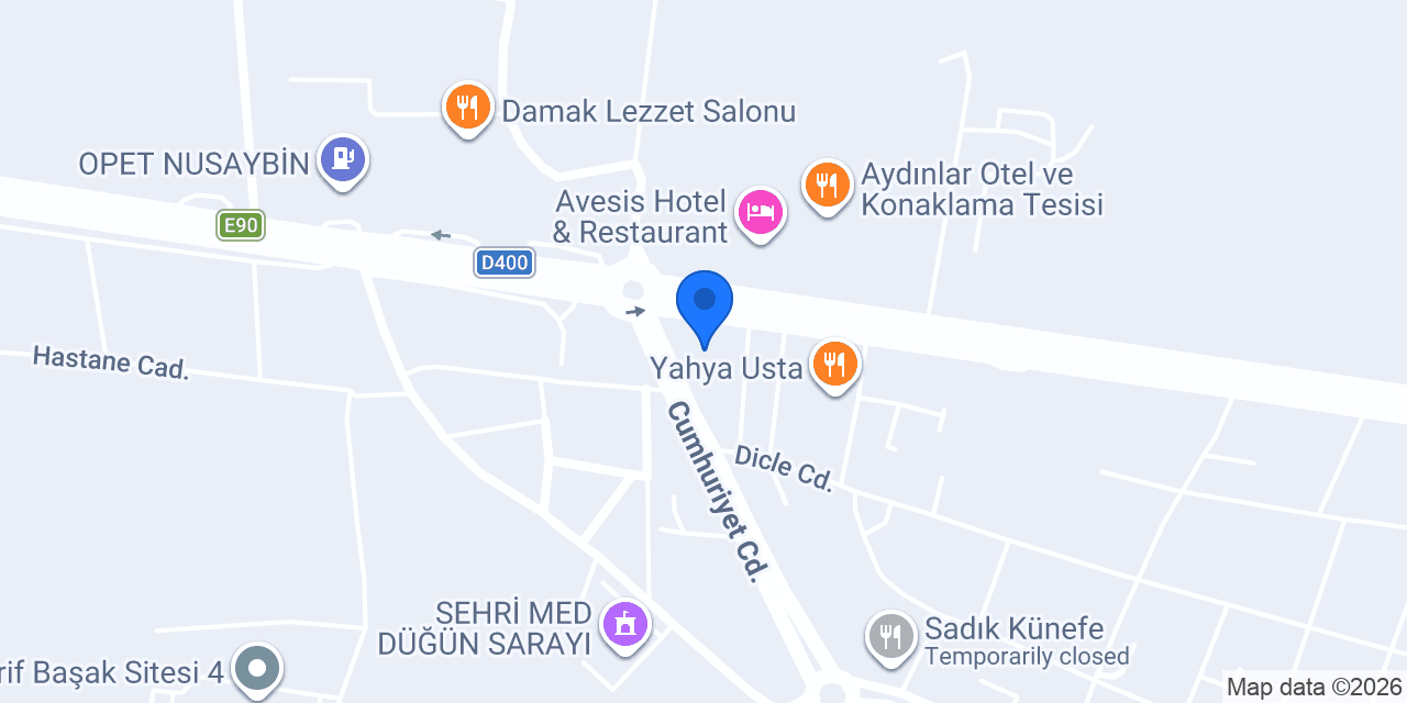 Nusaybinhastanetaksi konumu