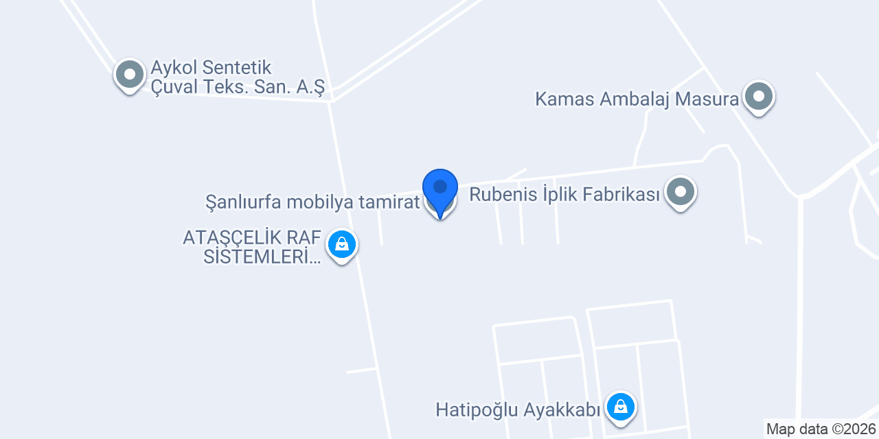 Şanlıurfa mobilya tamirat konumu
