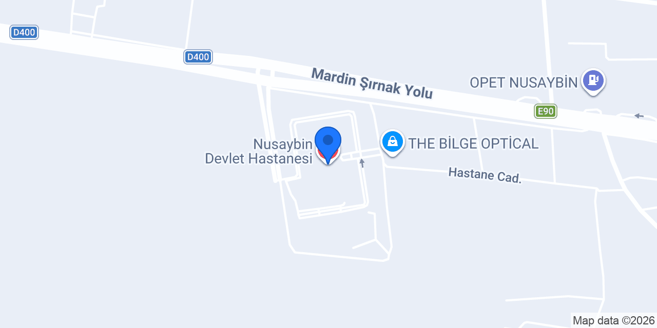 Nusaybin Devlet Hastanesi konumu