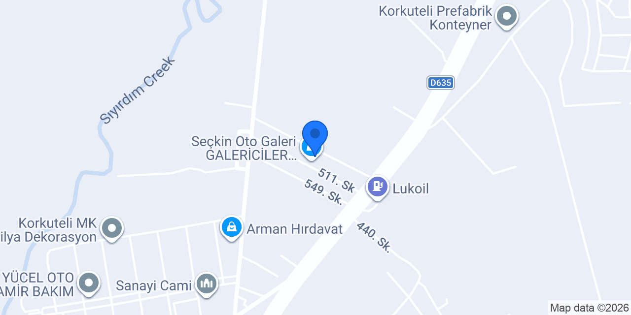 SEÇKİN RÖMORK konumu
