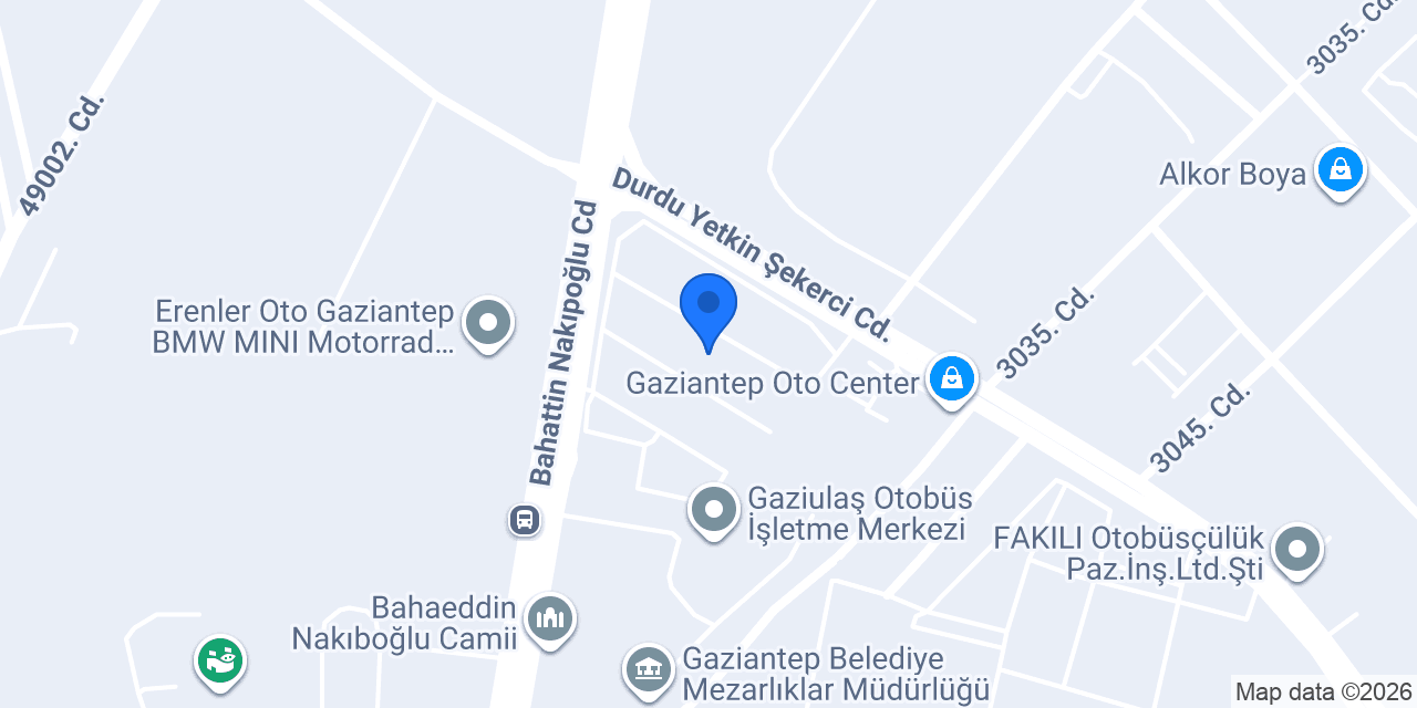 DEĞİŞİM AUTO konumu
