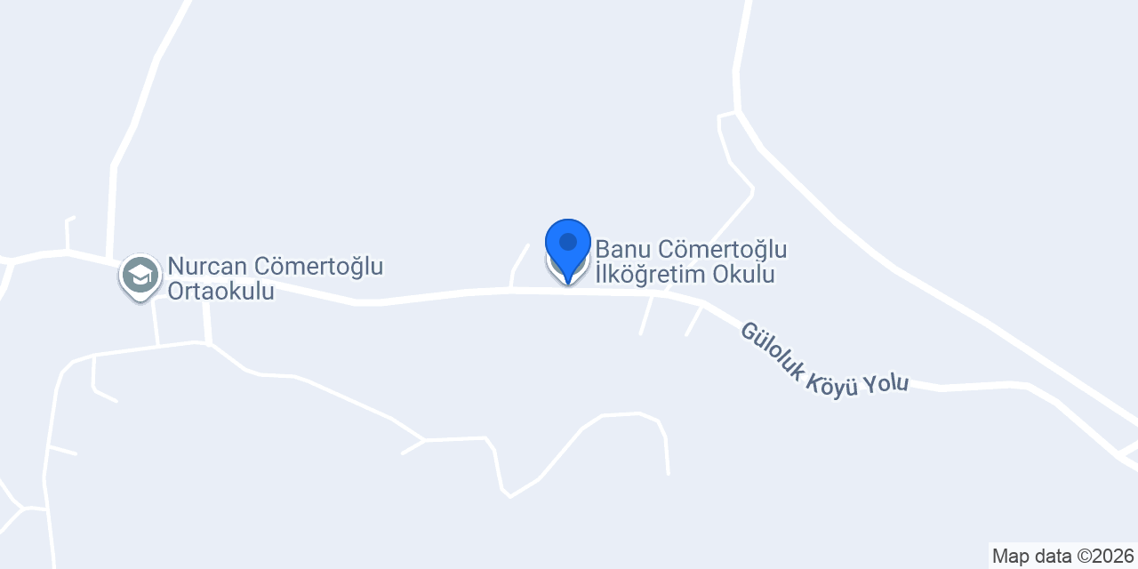 Banu Cömertoğlu İlköğretim Okulu konumu