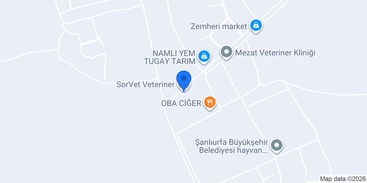 SorVet Veteriner konumu