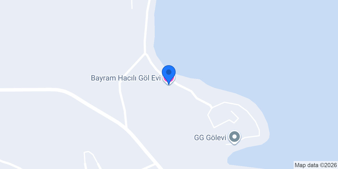 Bayram Hacılı Göl Evi konumu