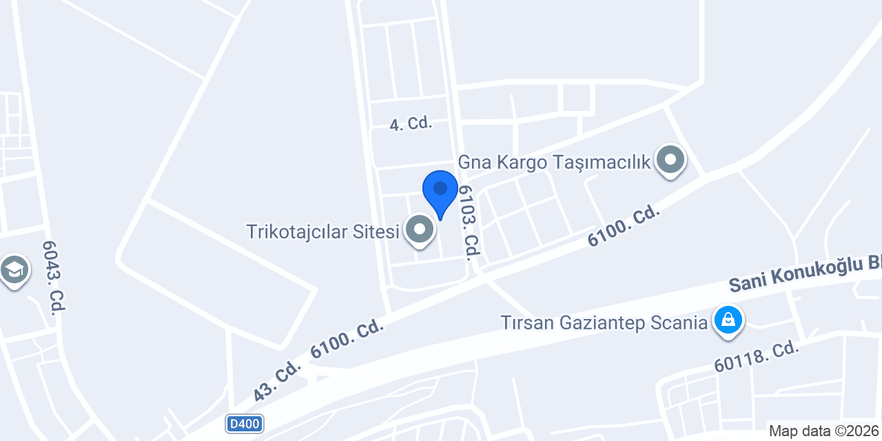 AURA TEKSTİL TRİKO VE PENYE konumu