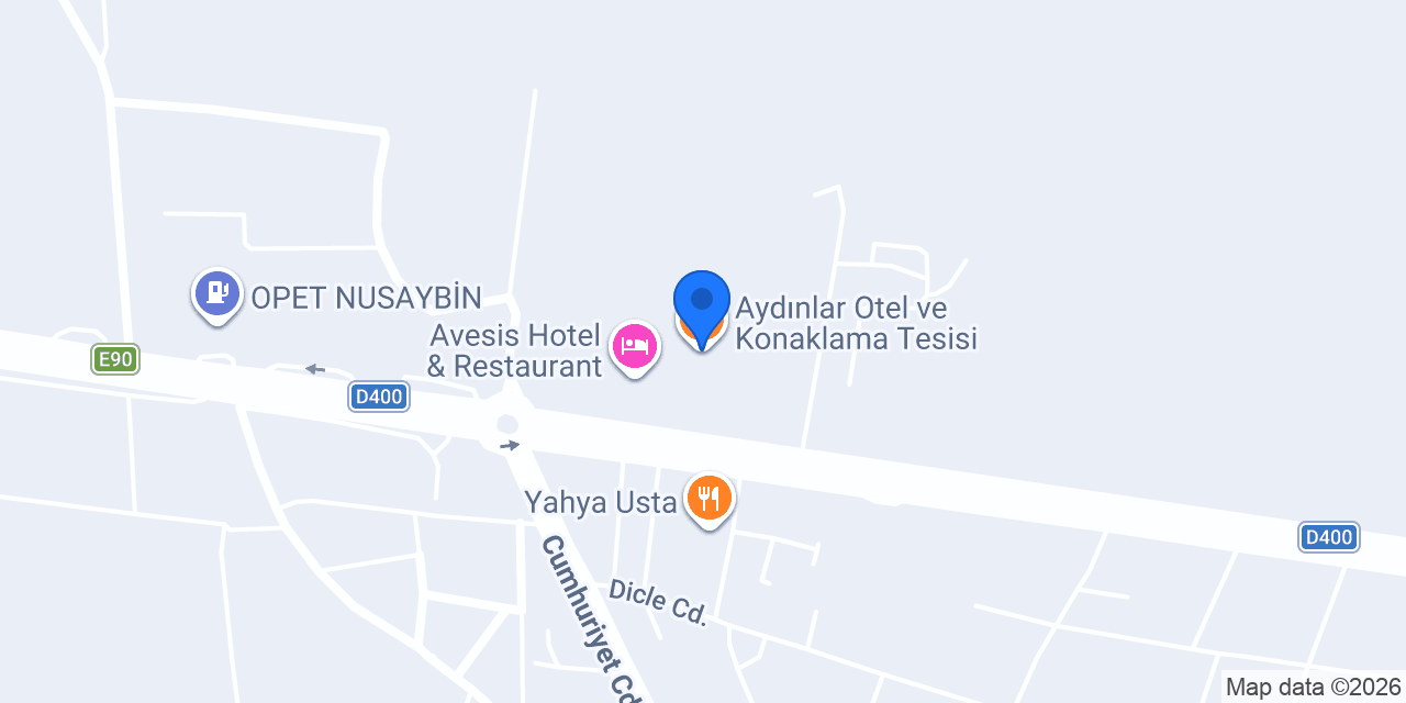 Aydınlar Otel ve Konaklama Tesisi konumu