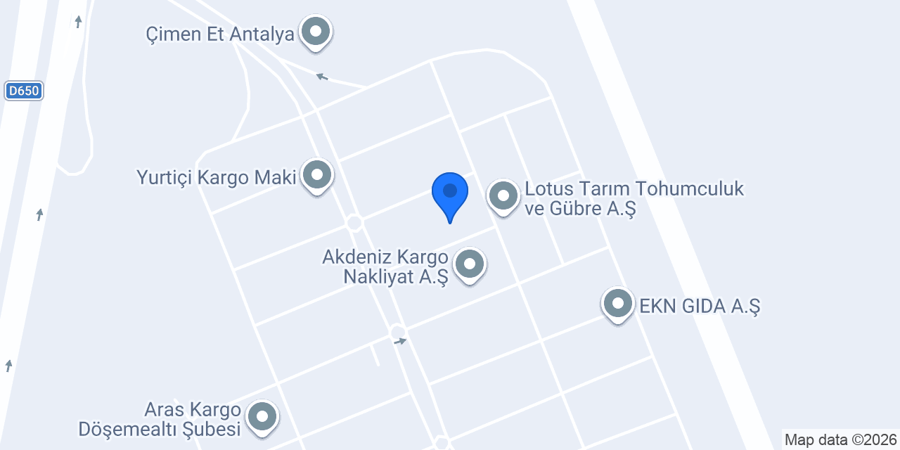 Ado Tarım A.Ş. konumu