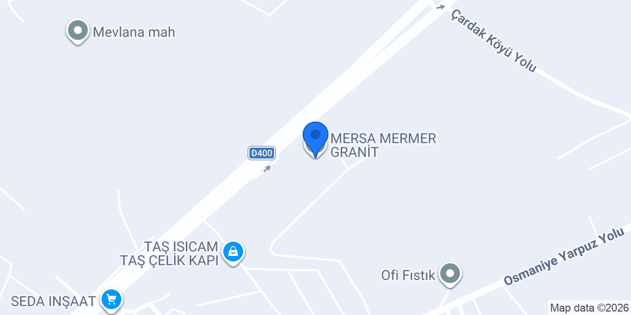 MERSA MERMER GRANİT konumu