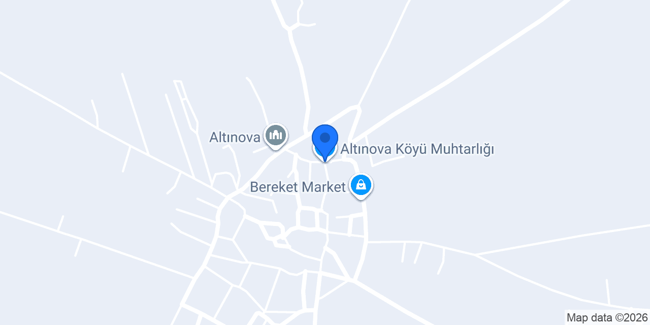 Altınova Köyü Muhtarlığı konumu