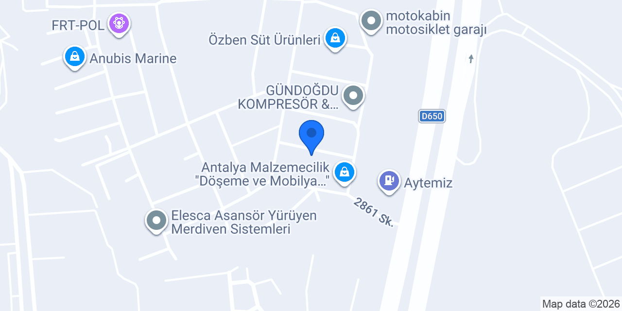 Anduse Hırdavat konumu
