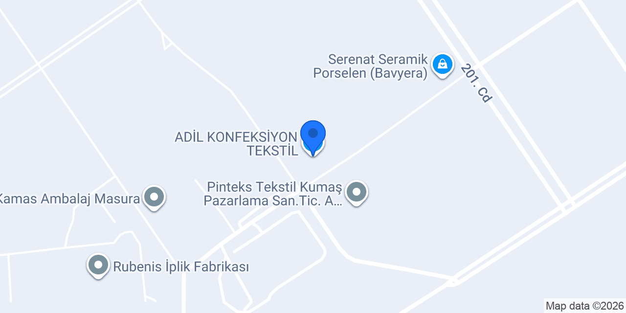 ADİL KONFEKSİYON TEKSTİL konumu