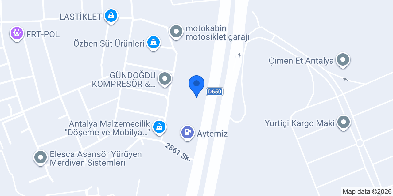 ZORLU FORKLİFT & YOL YARDIM konumu