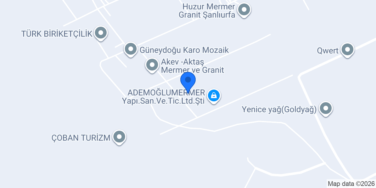 Şanlıurfa Adasan Granit Mermer konumu