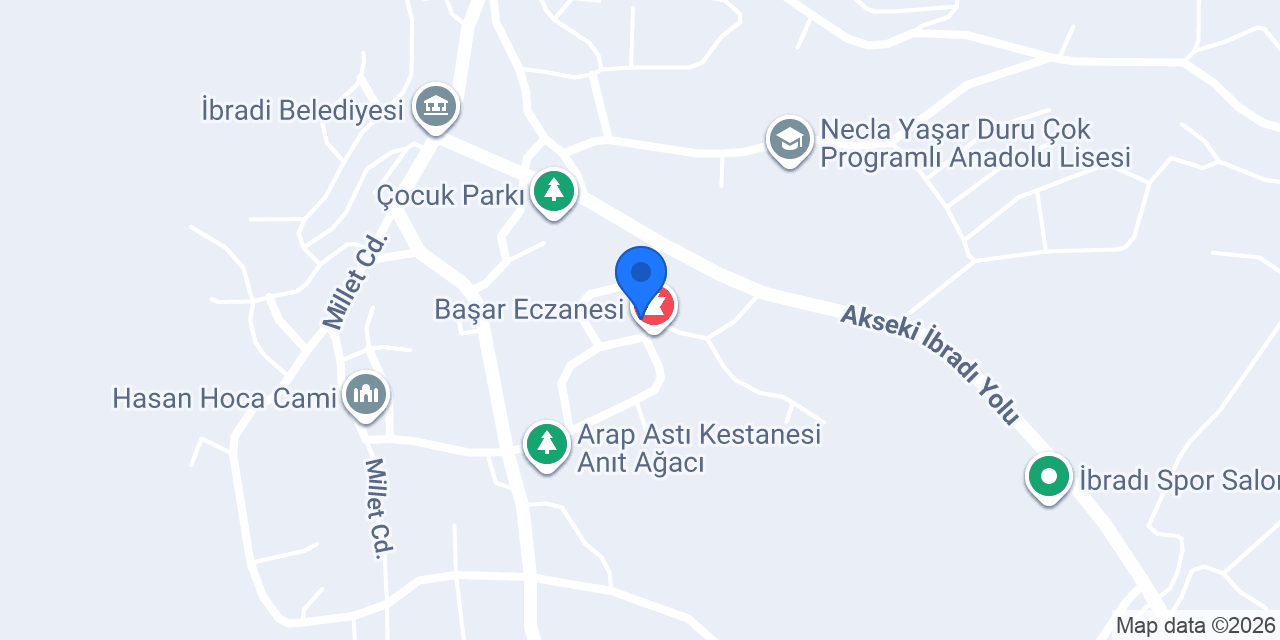 İBRADI İLÇE SAĞLIK MÜDÜRLÜĞÜ konumu