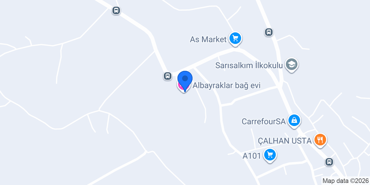 Albayraklar bağ evi konumu
