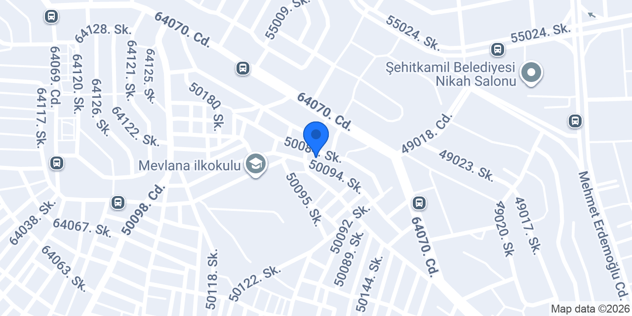 Halil Erkek Kuaförü konumu