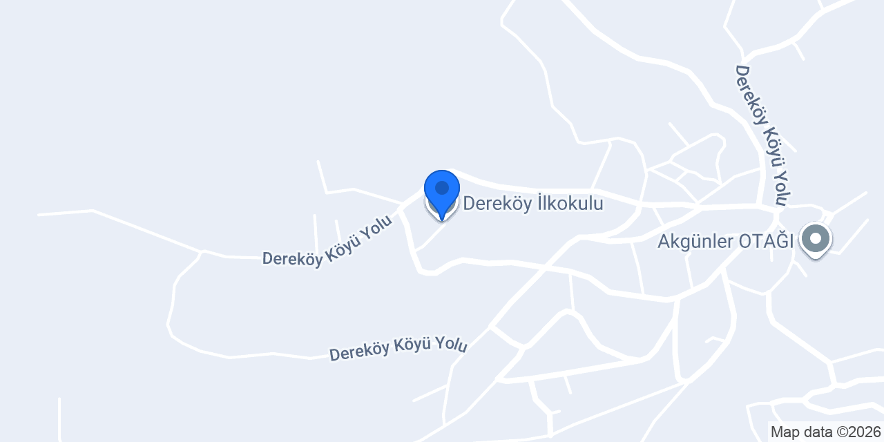 Dereköy İlkokulu konumu