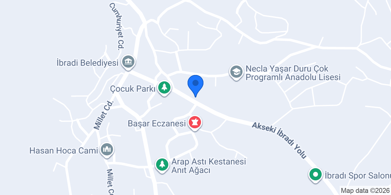 Nefise Yılmaz İpek İlkokulu konumu