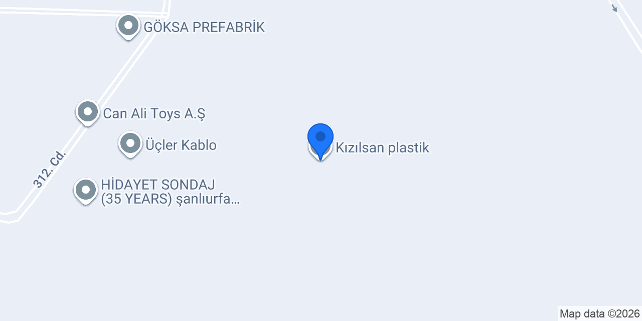 Kızılsan plastik konumu