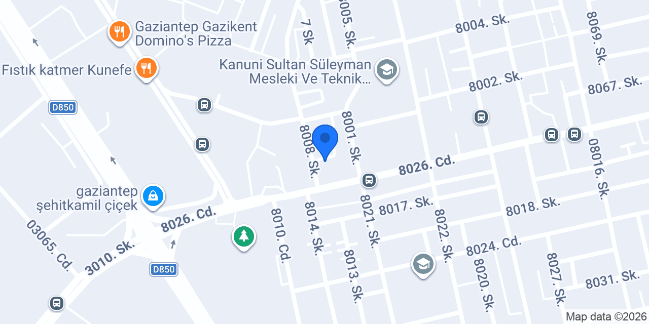 Gap Yazıcık Unlu Mamüleri konumu