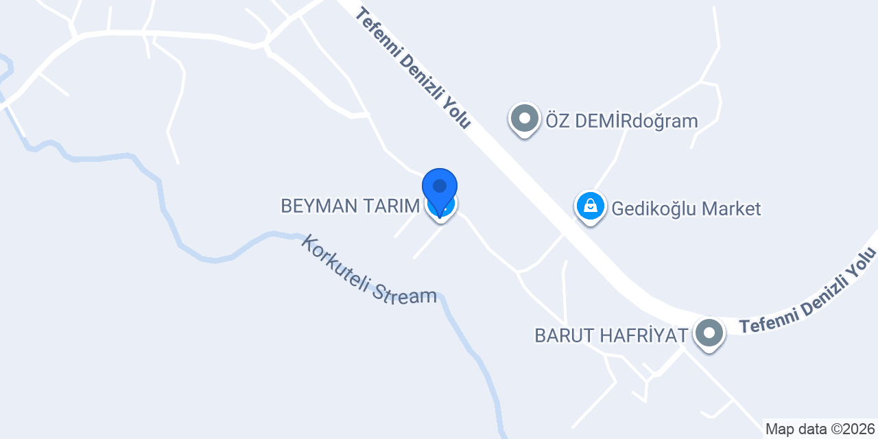 BEYMAN TARIM konumu