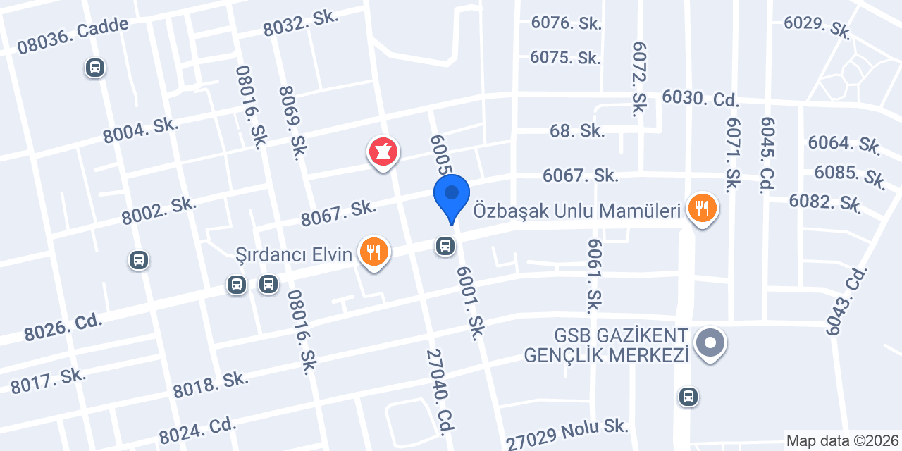 Gazikent Kardeşler Simit konumu