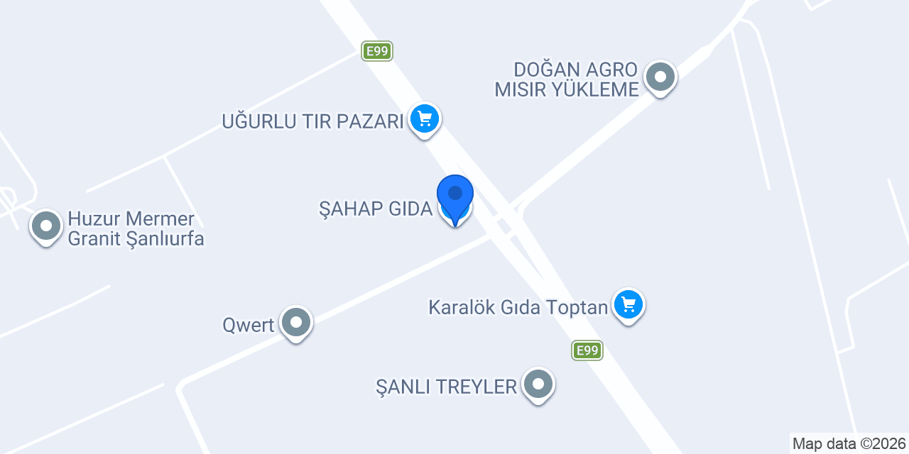 ŞAHAP GIDA konumu