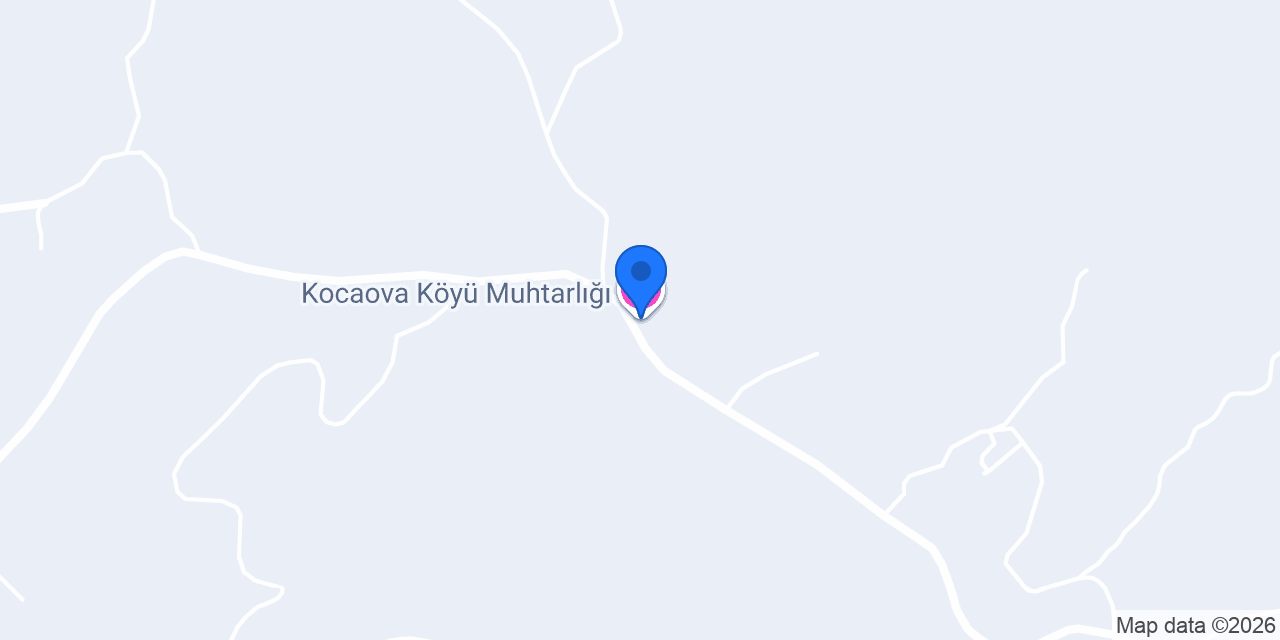 Kocaova Köyü Muhtarlığı konumu