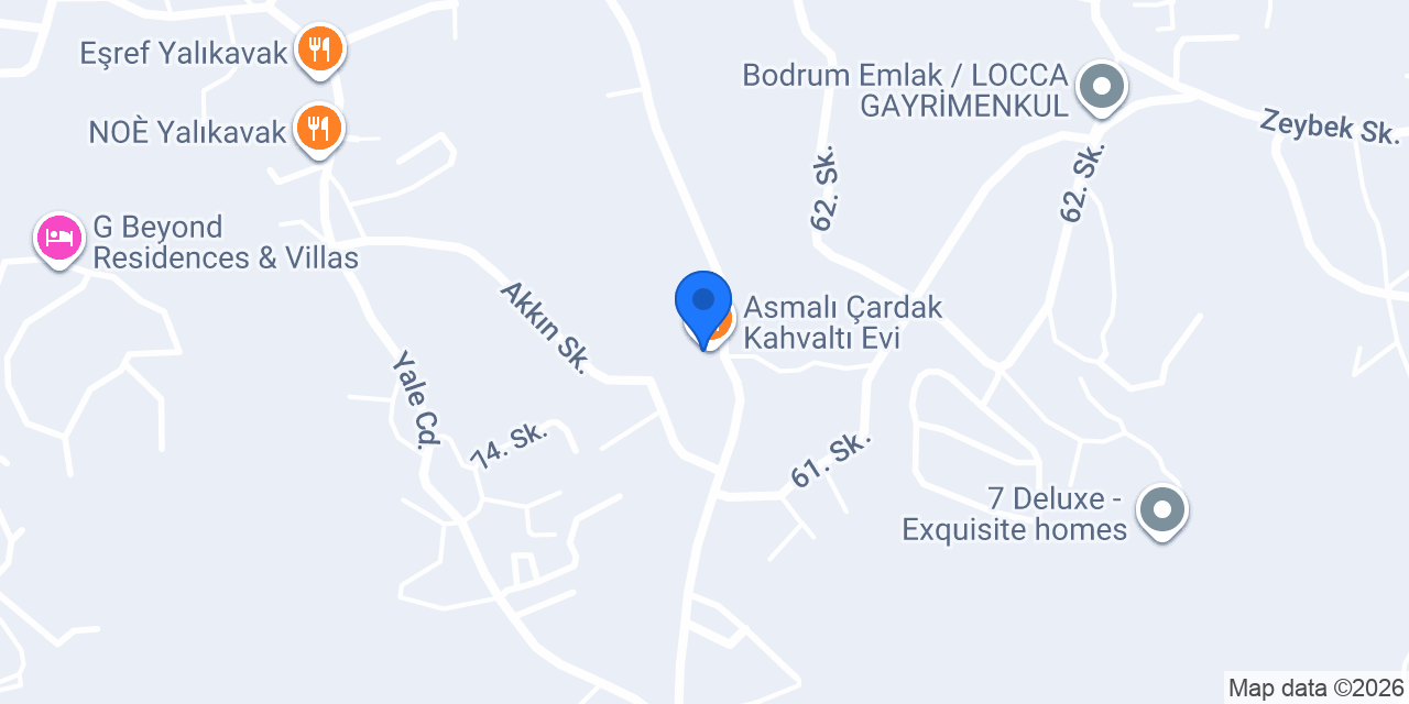 Asmalı Çardak Kahvaltı Evi konumu