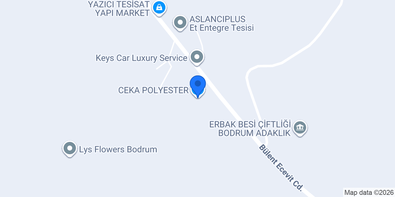 CEKA POLYESTER konumu