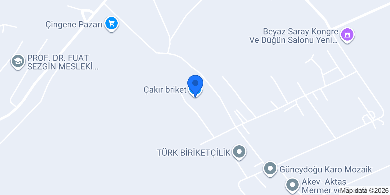 Çakır briket konumu