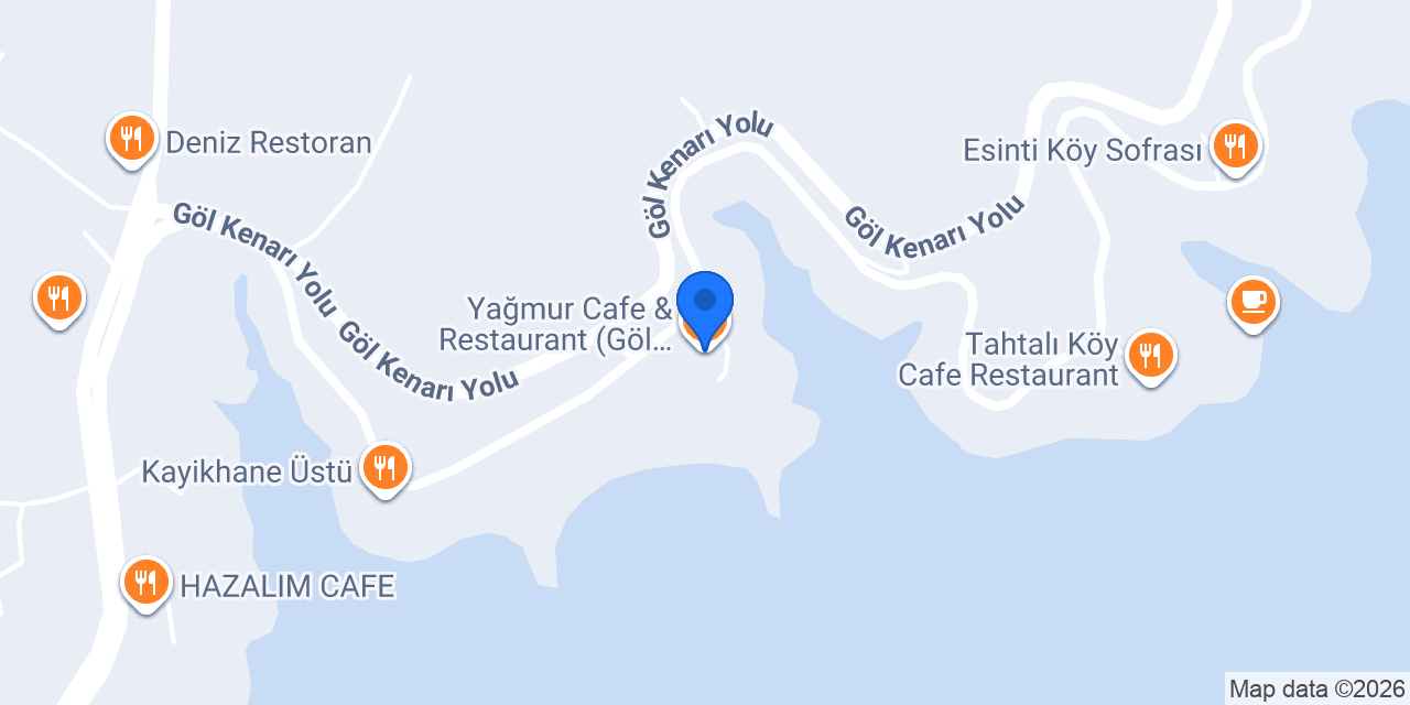 Yağmur Cafe & Restaurant (Göl Manzaralı & Brunch) konumu