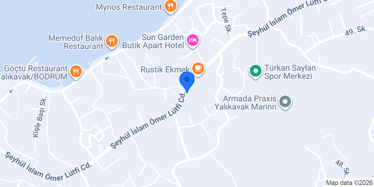 Yalıkavak yatmarin konumu