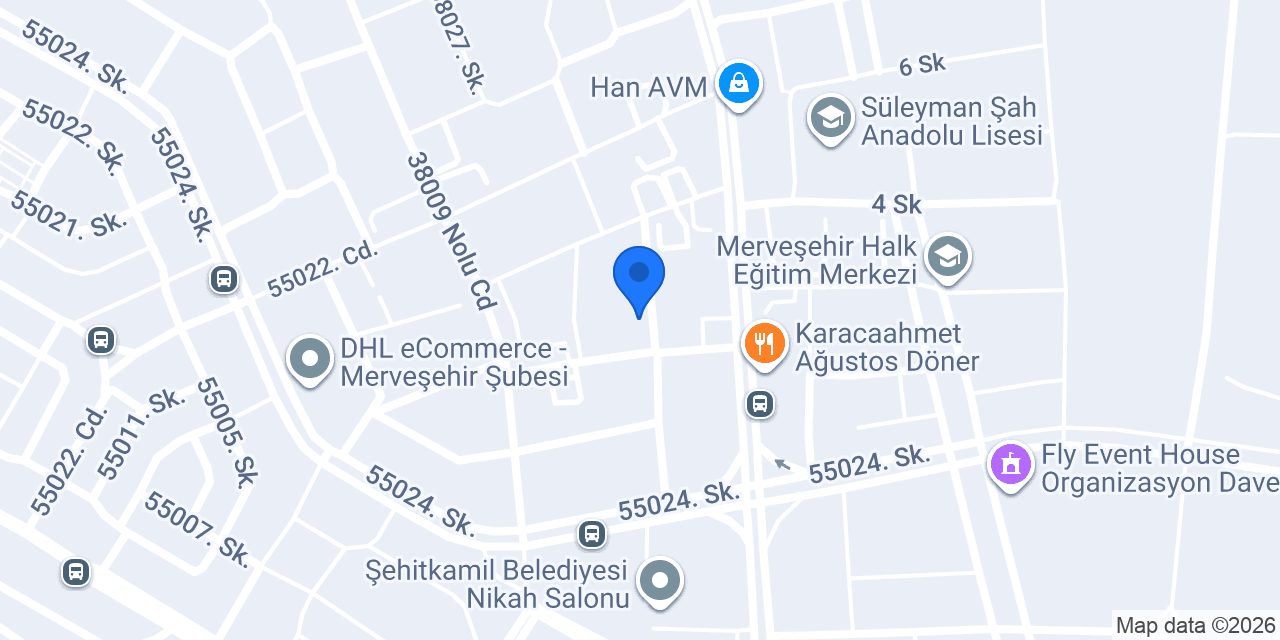 Polat Rent A Car konumu