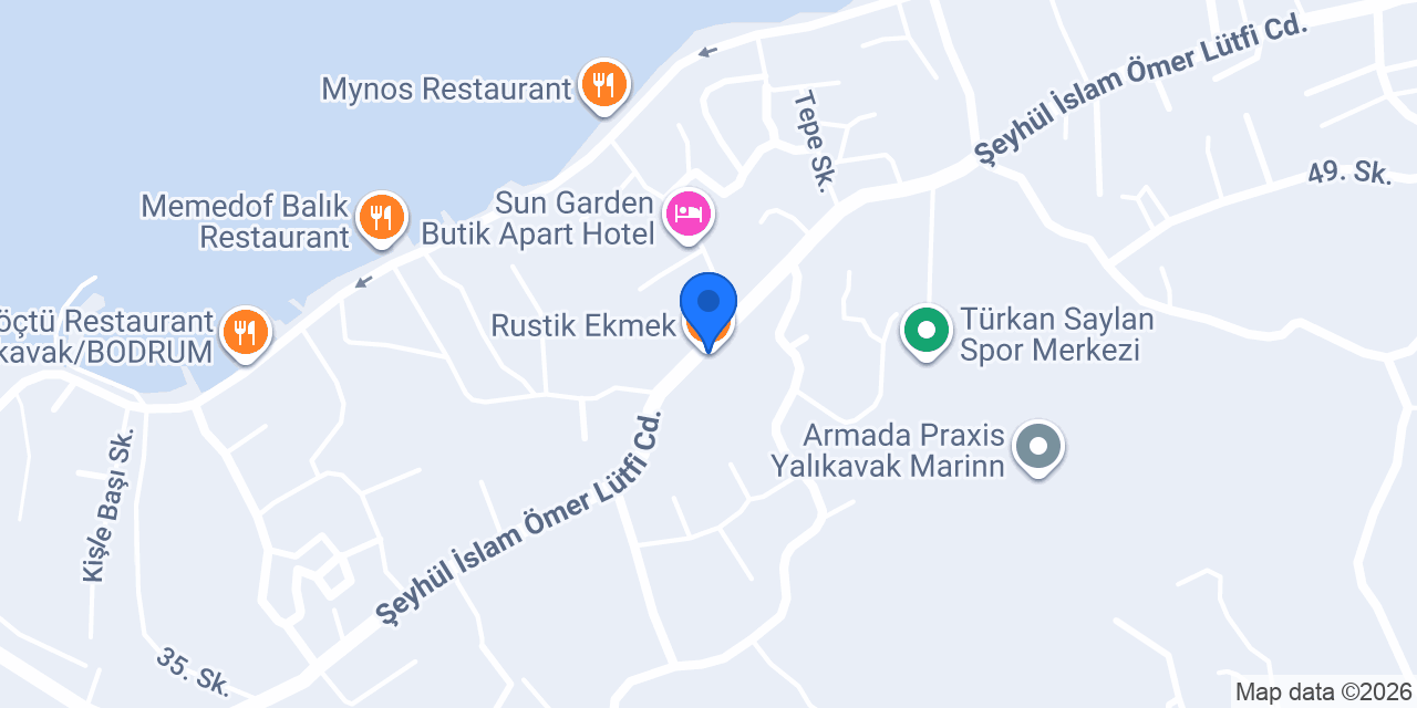 Rustik Ekmek konumu