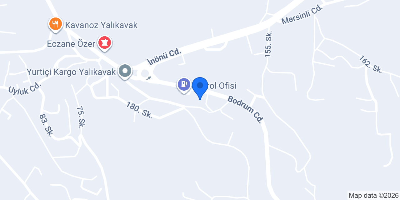 Bodrum Özyiğit Rent A Car konumu