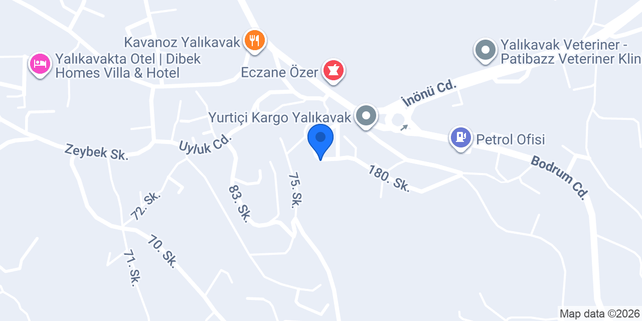 Rev Blue Zone Yalıkavak konumu
