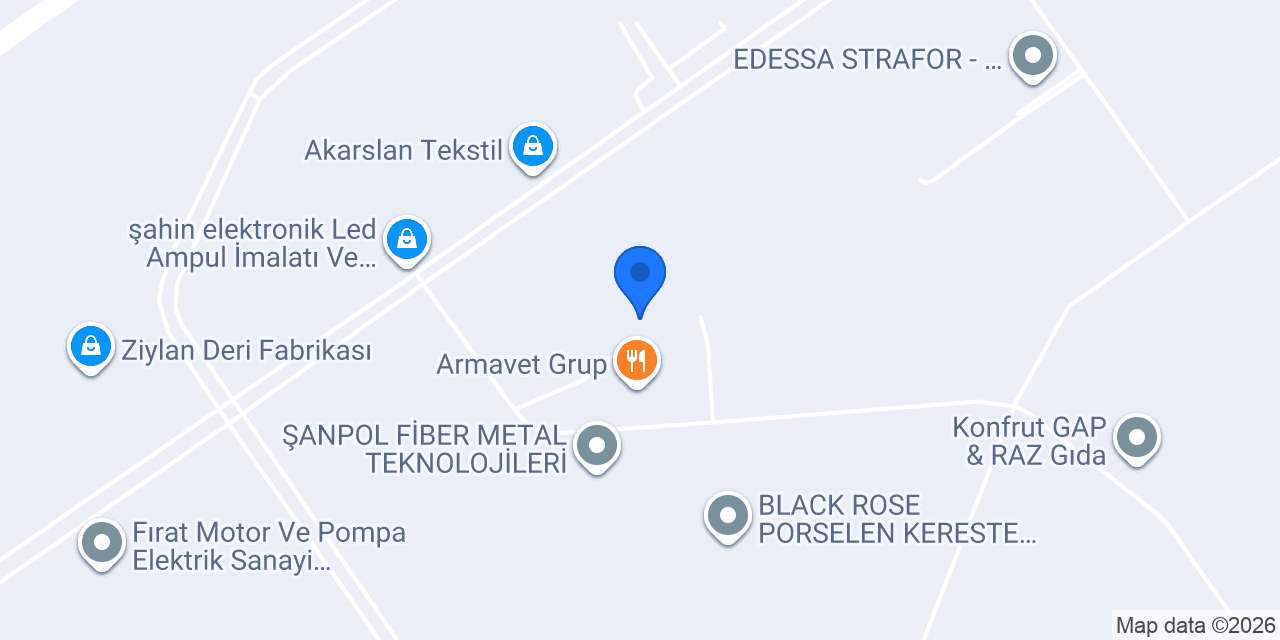 Ertedoor Şanlıurfa konumu