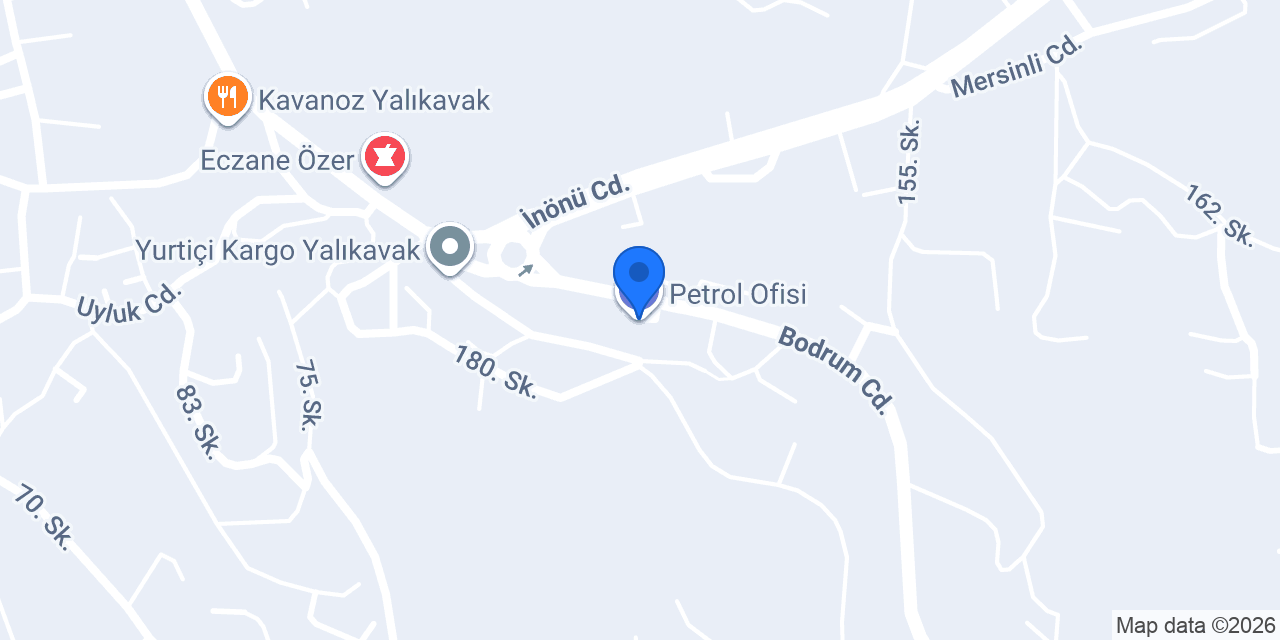 Petrol Ofisi konumu