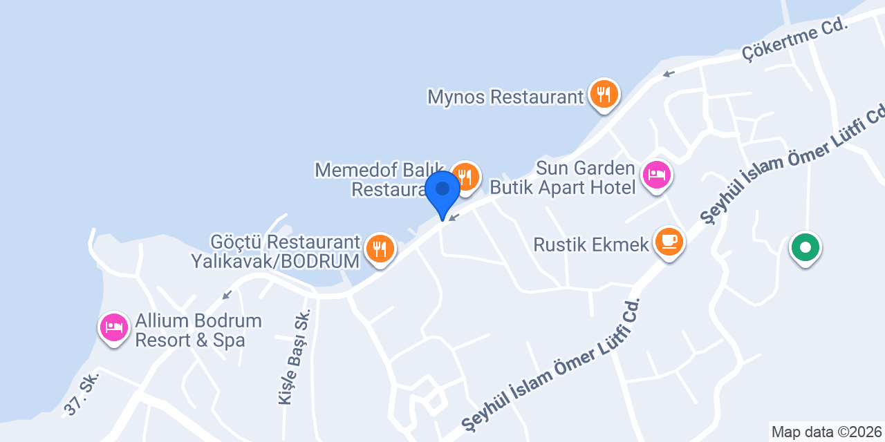 İnci Karot Bodrum konumu