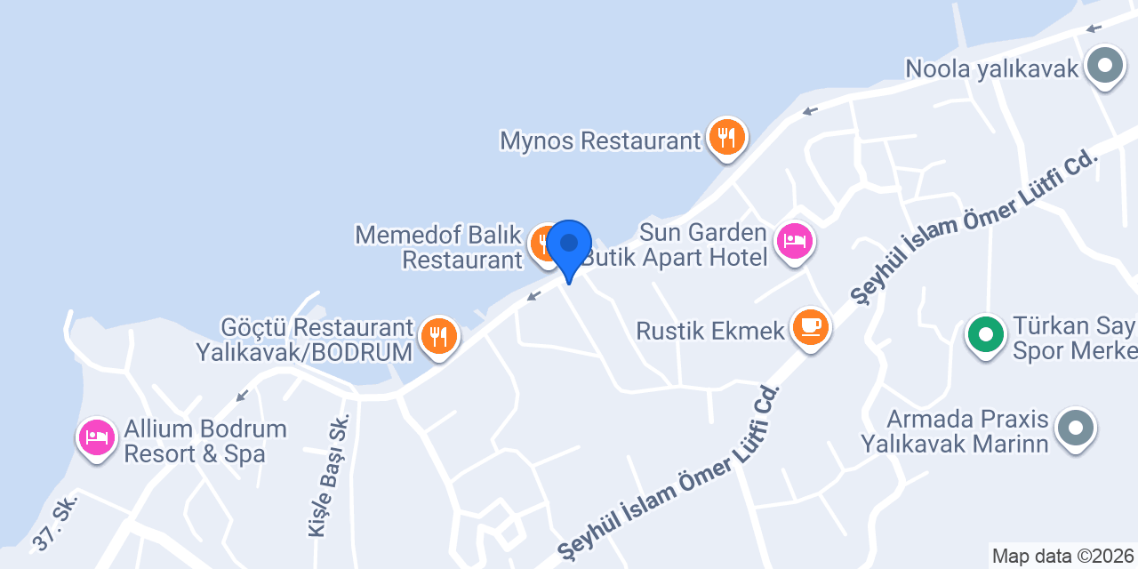 Bugazzi Bodrum konumu