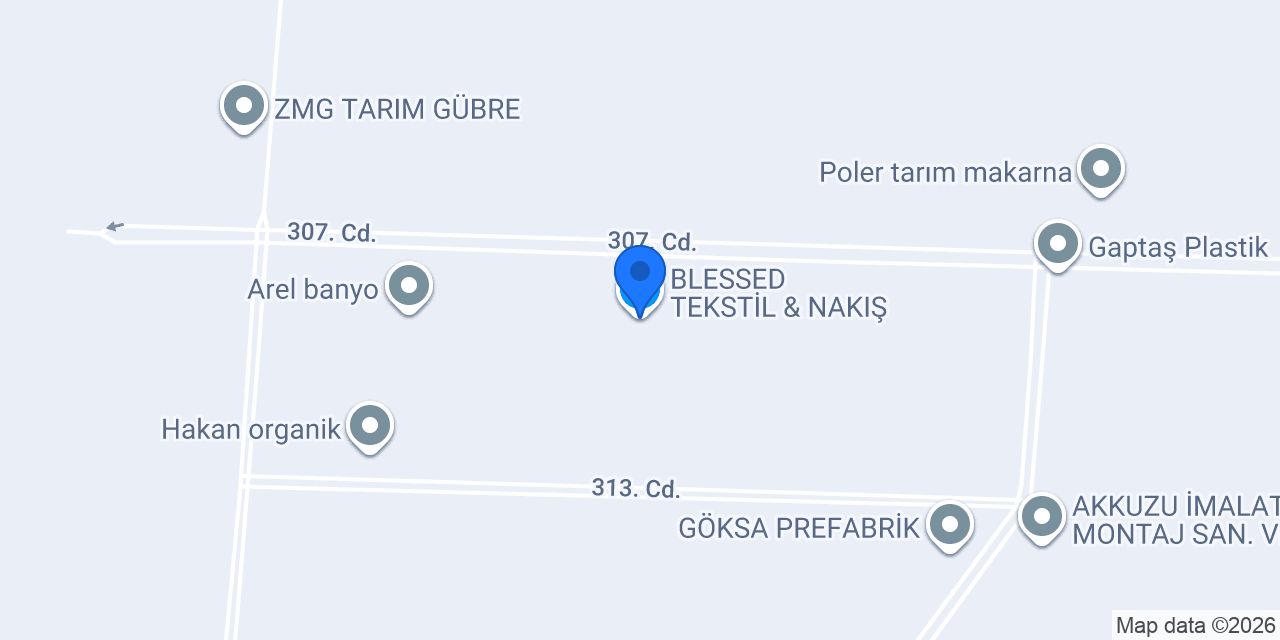 BLESSED TEKSTİL & NAKIŞ konumu