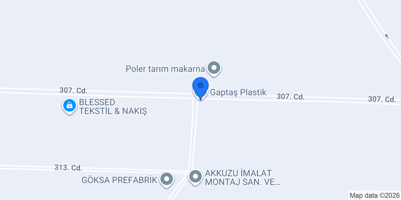 Gaptaş Plastik konumu