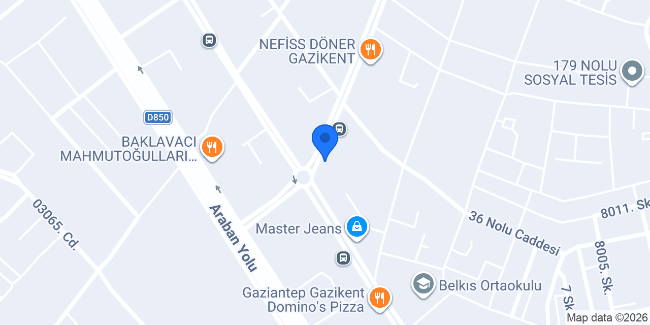 USTAM DÖNER & KEBAP konumu