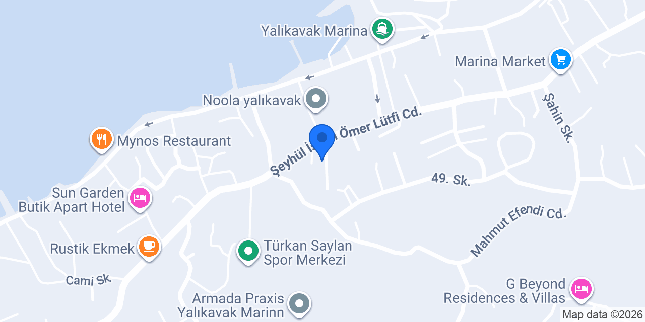 Şamdan Hotel konumu