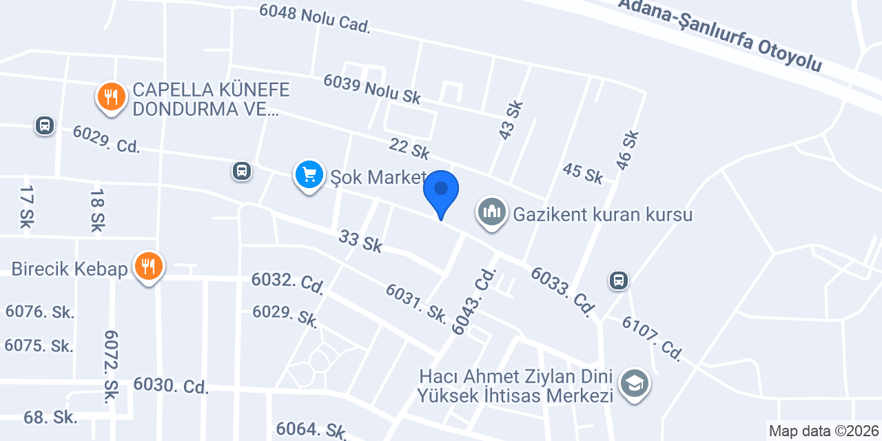 Beyazoğlu Döşeme konumu